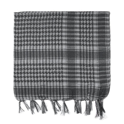 Premium Plaid Winter Scarf & Hijab - 100x100cm Tactical Shemagh with Tassels for Men and Women