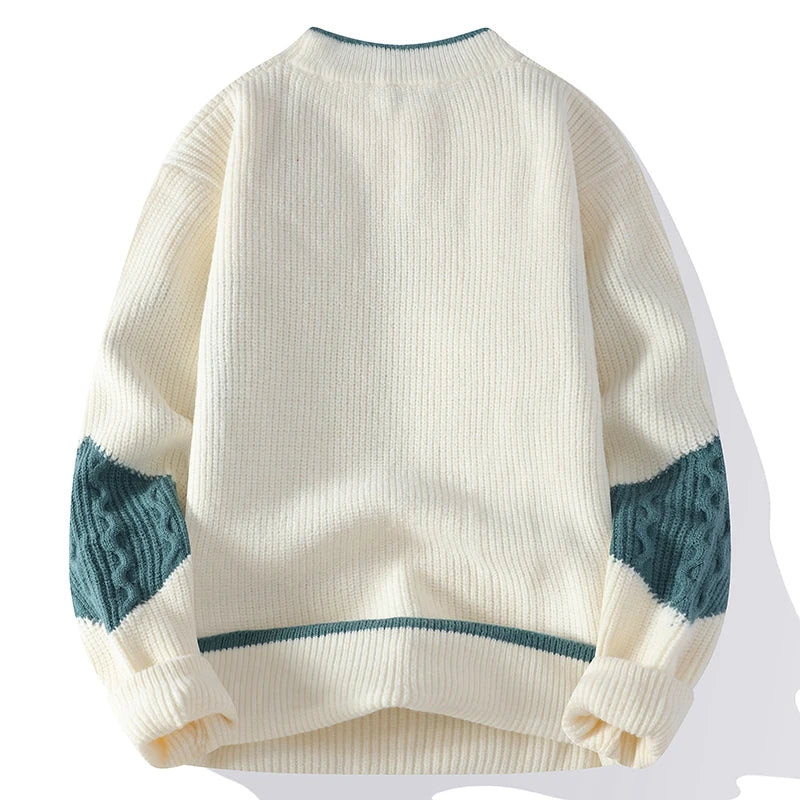 Mock Neck Knitted Sweater