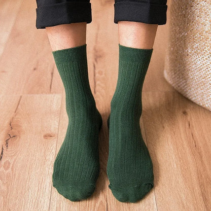 Warm Cotton Socks (Green)