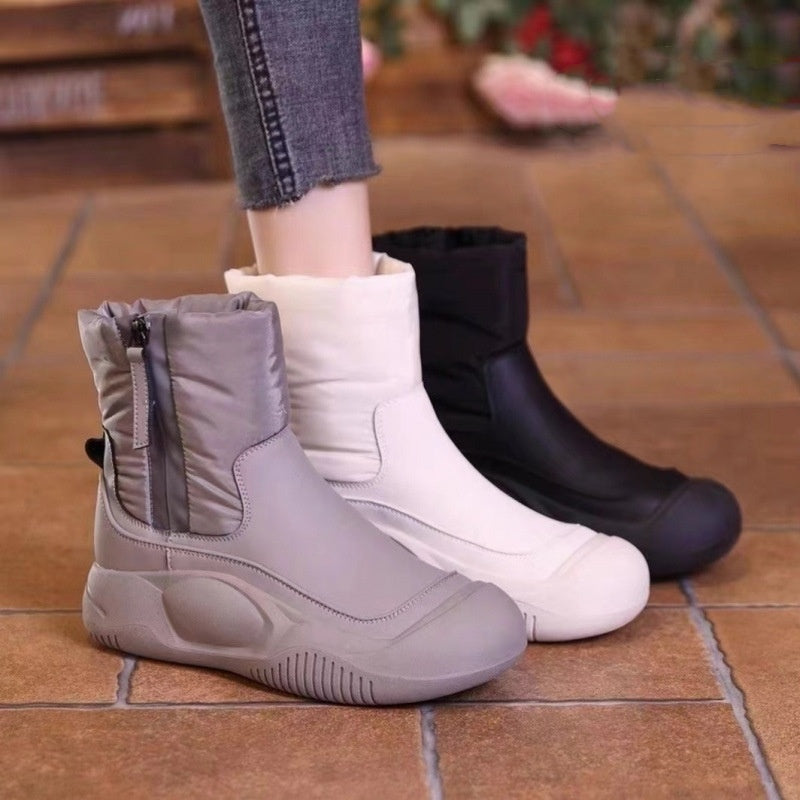 Winter Plush Snow Boots - Warm, Waterproof, & Non-slip